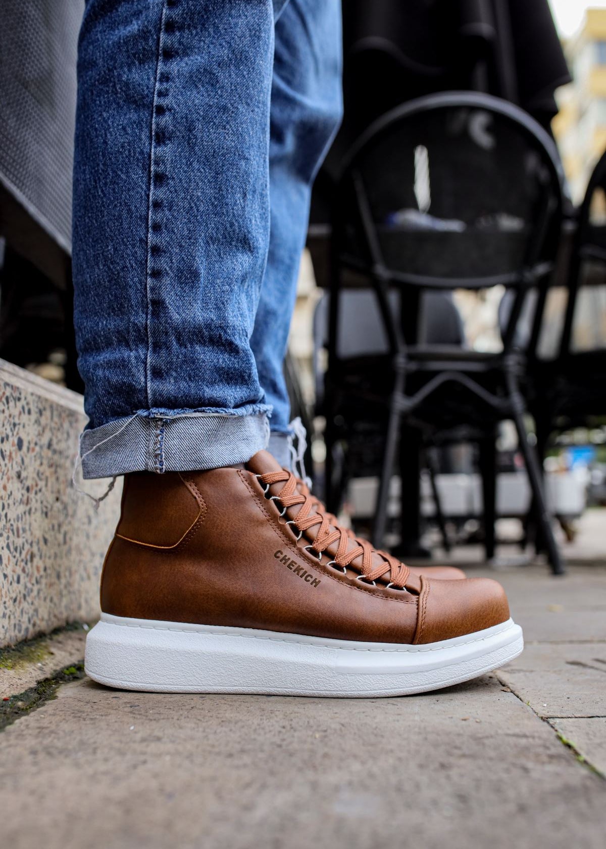 Thursday Boots Leather High Sneakers Thursday Boots White Shoes