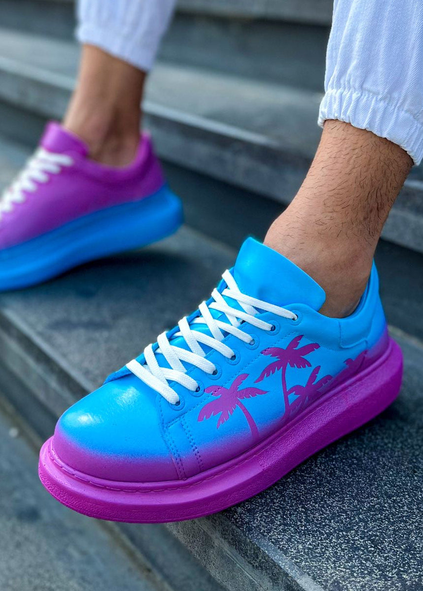 Customized Hand-Painted Sneakers for Men by Apollo Moda | Seoul Palm