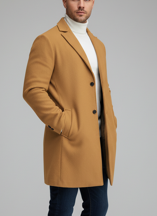 Veste tricotée à manches longues et coupe slim pour homme