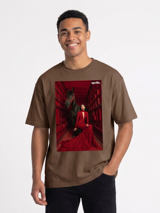 T-shirt oversize « Conçu pour intimider »