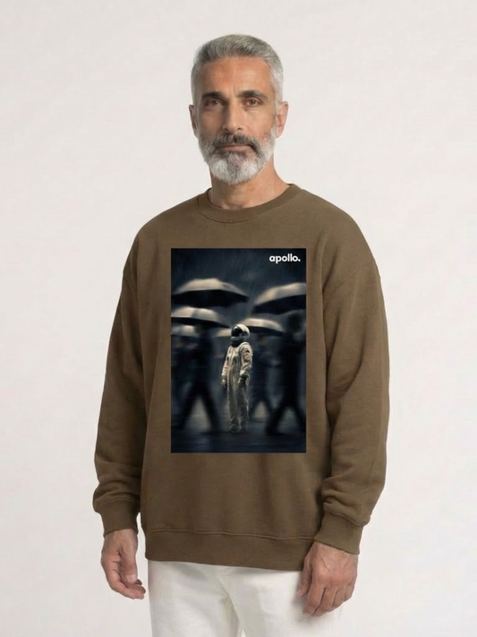 Sweat-shirt oversize « Ancré dans la conscience »