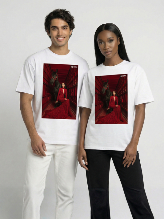 T-shirt oversize « Conçu pour intimider »