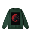 Sweat-shirt oversize « Affronte le tigre qui est en toi »