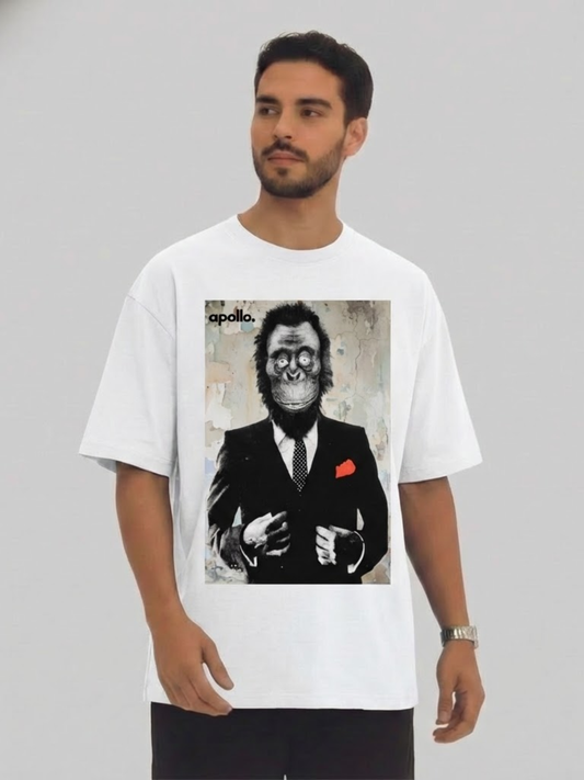 T-shirt oversize « Monkey Business Only »