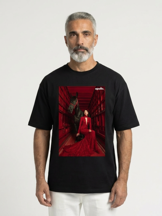 T-shirt oversize « Conçu pour intimider »