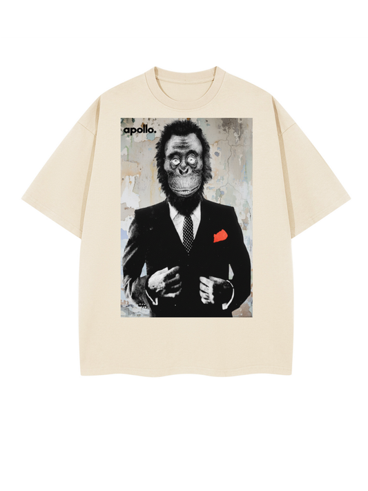 'Monkey Business Only' Oversized T-shirt