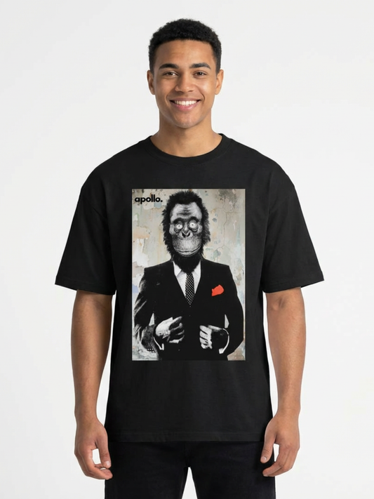 T-shirt oversize « Monkey Business Only »