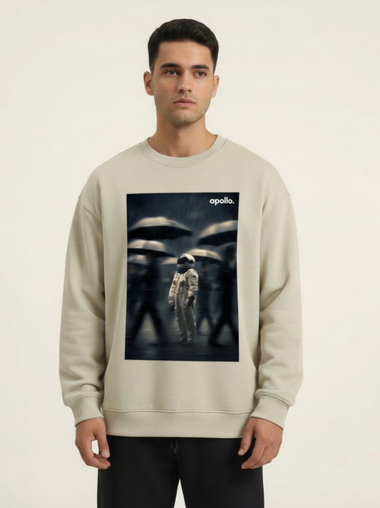 Sweat-shirt oversize « Ancré dans la conscience »
