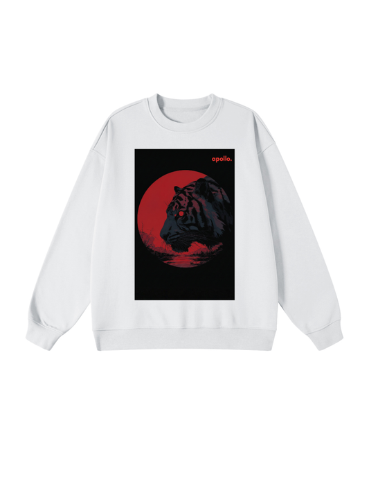 'Face The Tiger Within' Oversized Sweatshirt