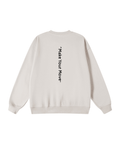 Sweat-shirt oversize en coton « Faites votre choix »
