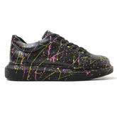 Hand-Painted Customized Sneakers for Women by Apollo Moda | Stardust Rhythm