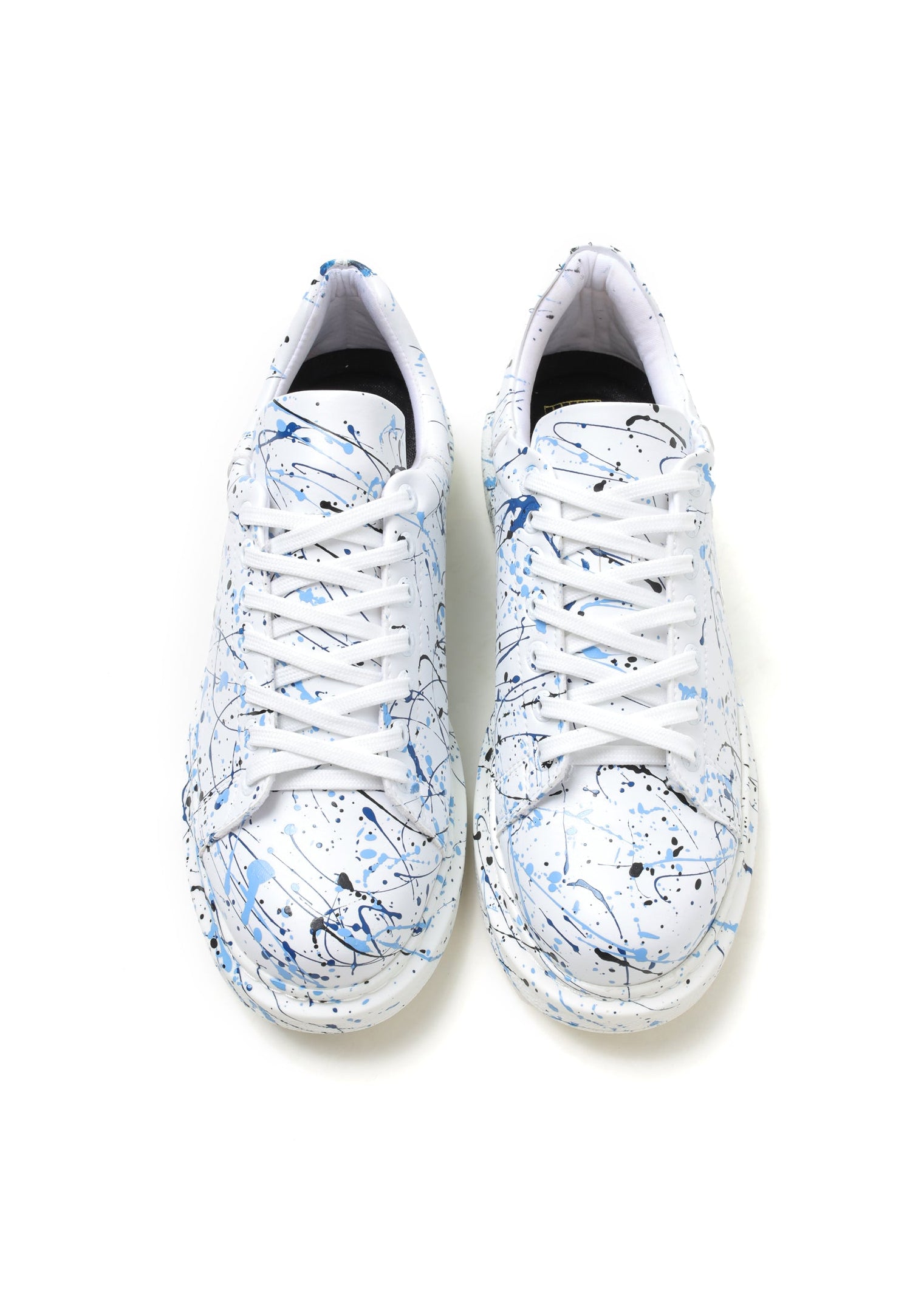Hand-Painted Customized Sneakers for Men by Apollo Moda | Stardust Sky Blue