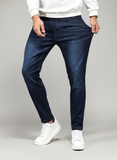 Jean à poches obliques en coton pour homme