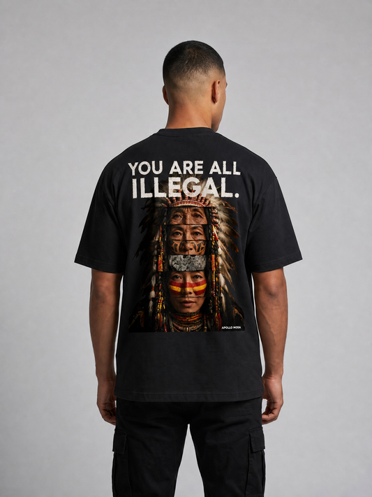 You Are All Illegal Oversized Heavyweight Graphic Tee