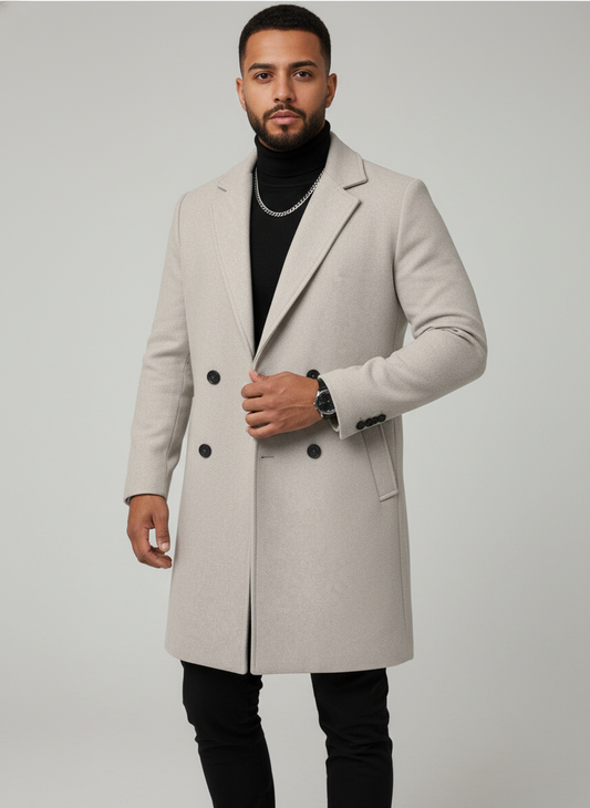 Veste tricotée à manches longues et coupe slim pour homme