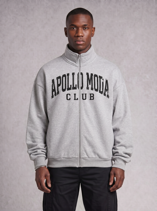 Club Collegiate Oversized Full-Zip Sweatshirt