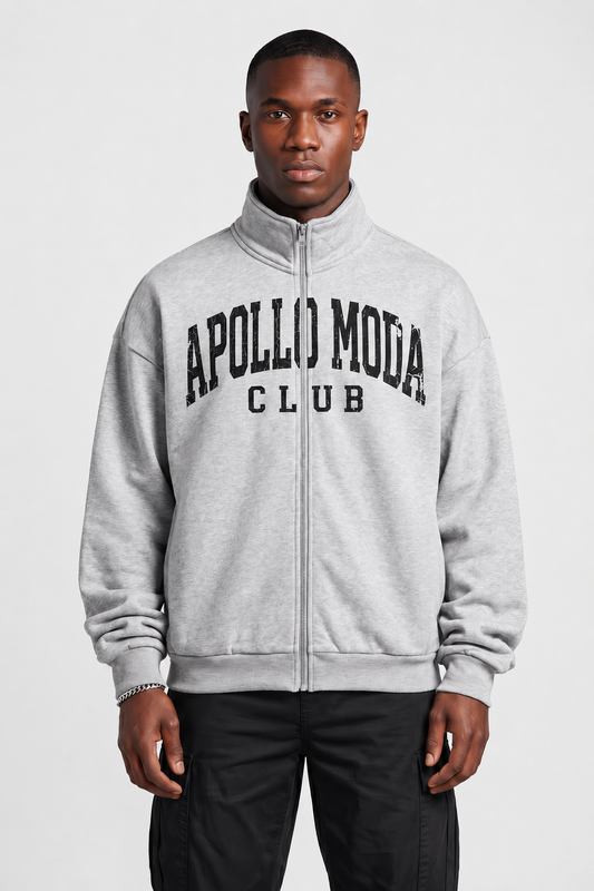 Sudadera oversize con cremallera completa Club Collegiate