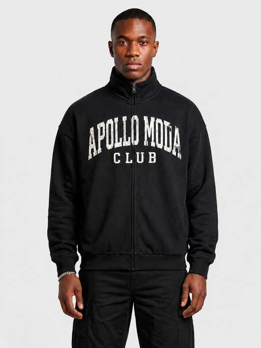 Sudadera oversize con cremallera completa Club Collegiate