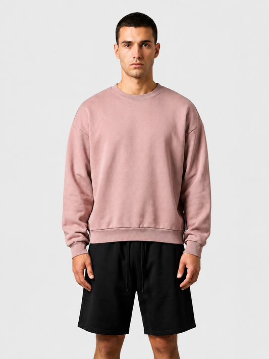 Sudadera oversize con cuello redondo Club Collegiate