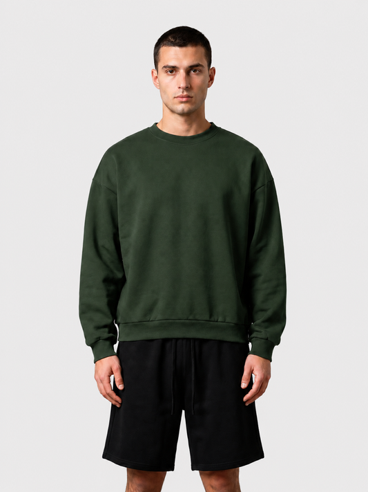 Sudadera oversize con cuello redondo Club Collegiate