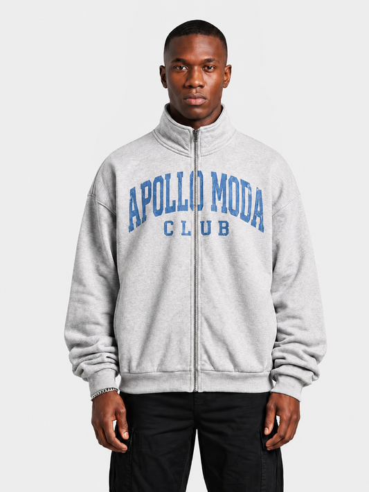 Sudadera oversize con cremallera completa Club Collegiate