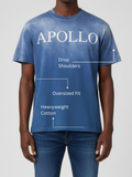 T-shirt à délavage dégradé Apollo