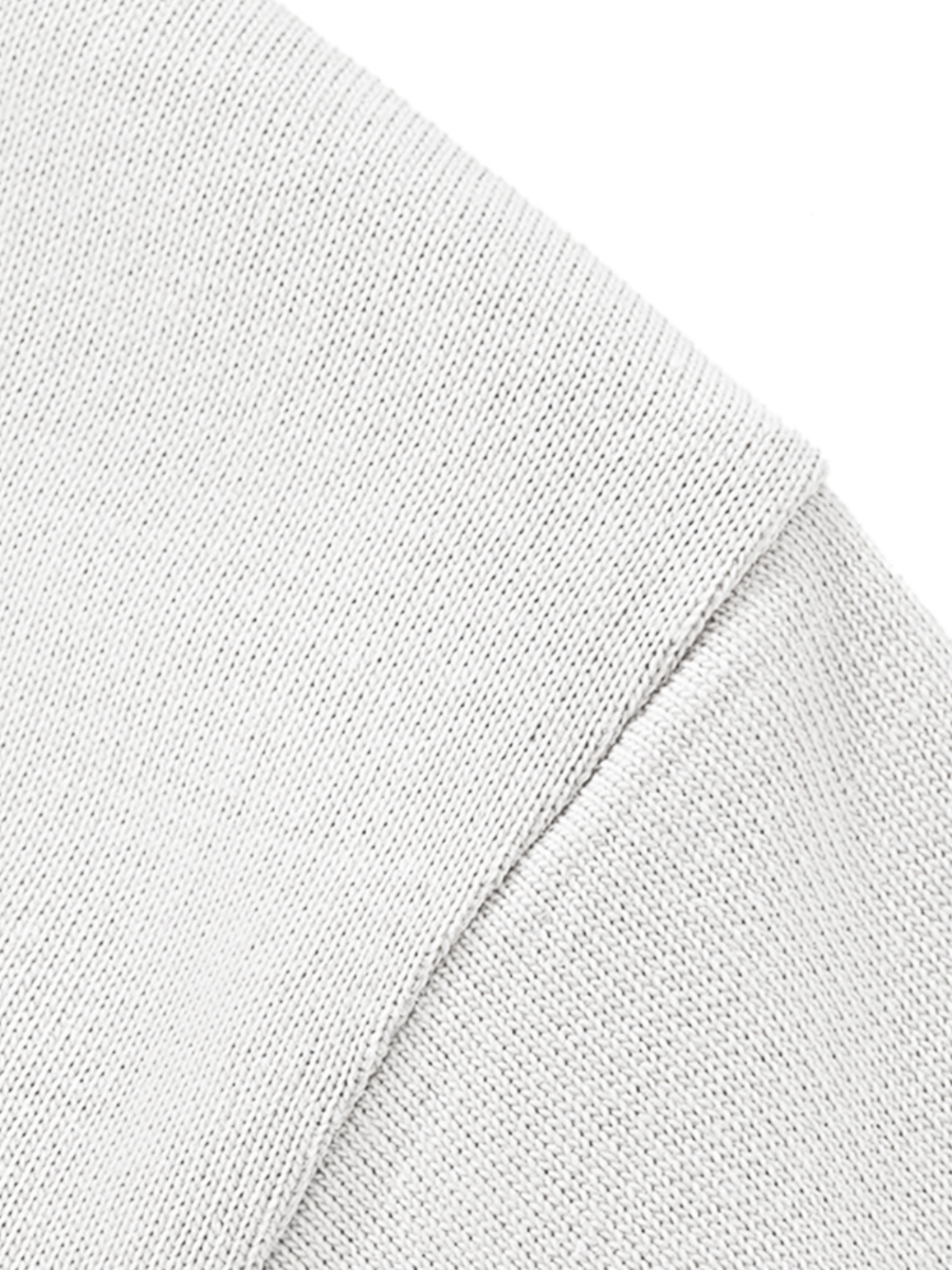 Close-up of a light gray fabric texture