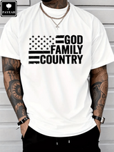 Chemise conservatrice God Family Country 100 % coton épais