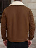 Men's Contrast Color Casual Jacket