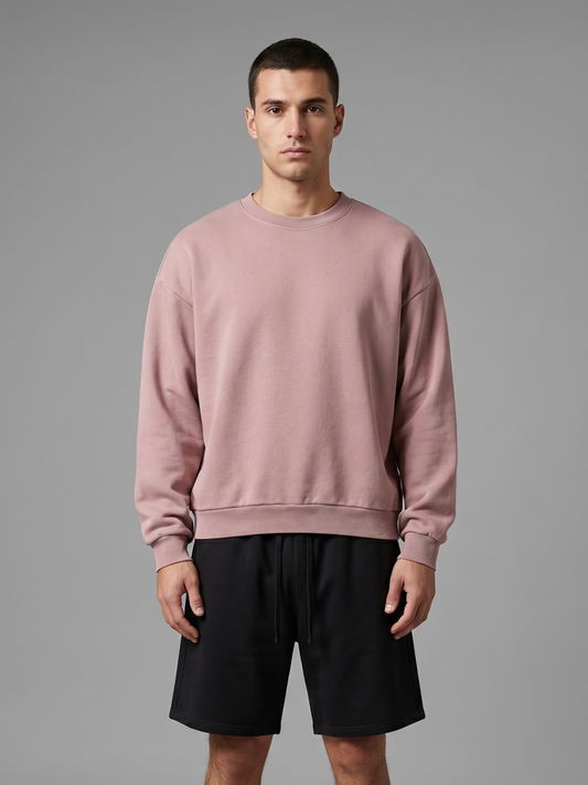 Sudadera oversize con cuello redondo Club Collegiate