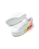 Customized Handpainted Sneakers for Women by Apollo Moda | Aloha Three Stripes