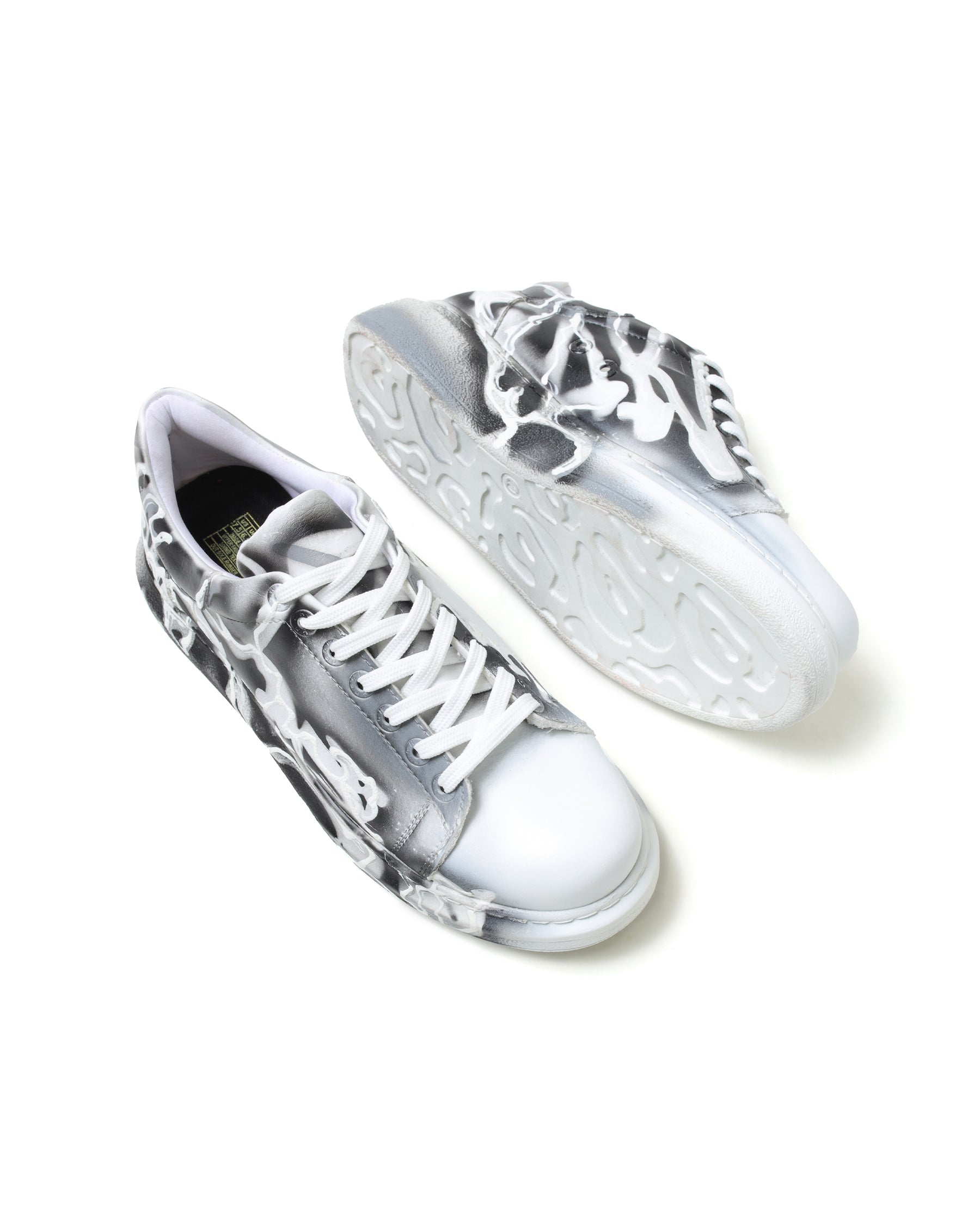 Hand-Painted Customized Sneakers for Women by Apollo Moda | Genova Chaos