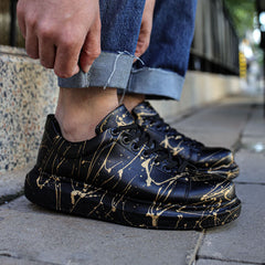 Hand-Painted Customized Sneakers for Men by Apollo Moda | Stardust Pulse