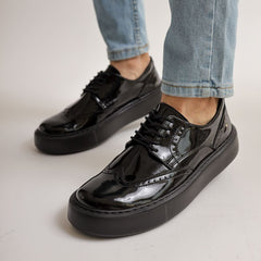 Empoli Patent Noir para hombre
