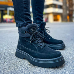 Botas negras Monaco para hombre