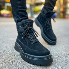 Botas negras Monaco para hombre
