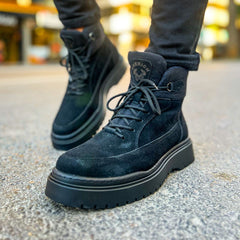 Botas negras Monaco para hombre