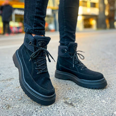 Botas negras Monaco para hombre