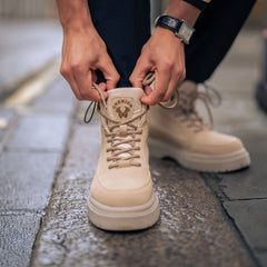 Bottes beiges Monaco pour hommes