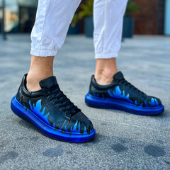 Hand-Painted Customized Sneakers for Women by Apollo Moda | Kinetic VibeI Rhythm Shift
