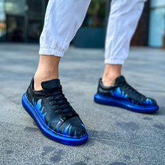 Hand-Painted Customized Sneakers for Women by Apollo Moda | Kinetic VibeI Rhythm Shift