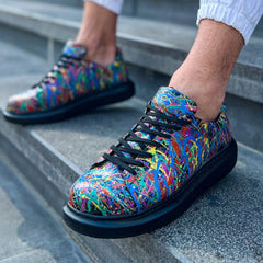Customized Hand-Painted Sneakers for Men by Apollo Moda | Artsy 1