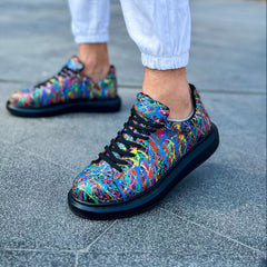 Customized Hand-Painted Sneakers for Men by Apollo Moda | Artsy 1