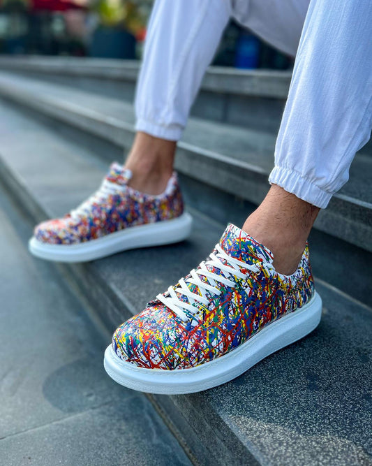 Customized Hand-Painted Sneakers for Men by Apollo Moda | Artsy 2