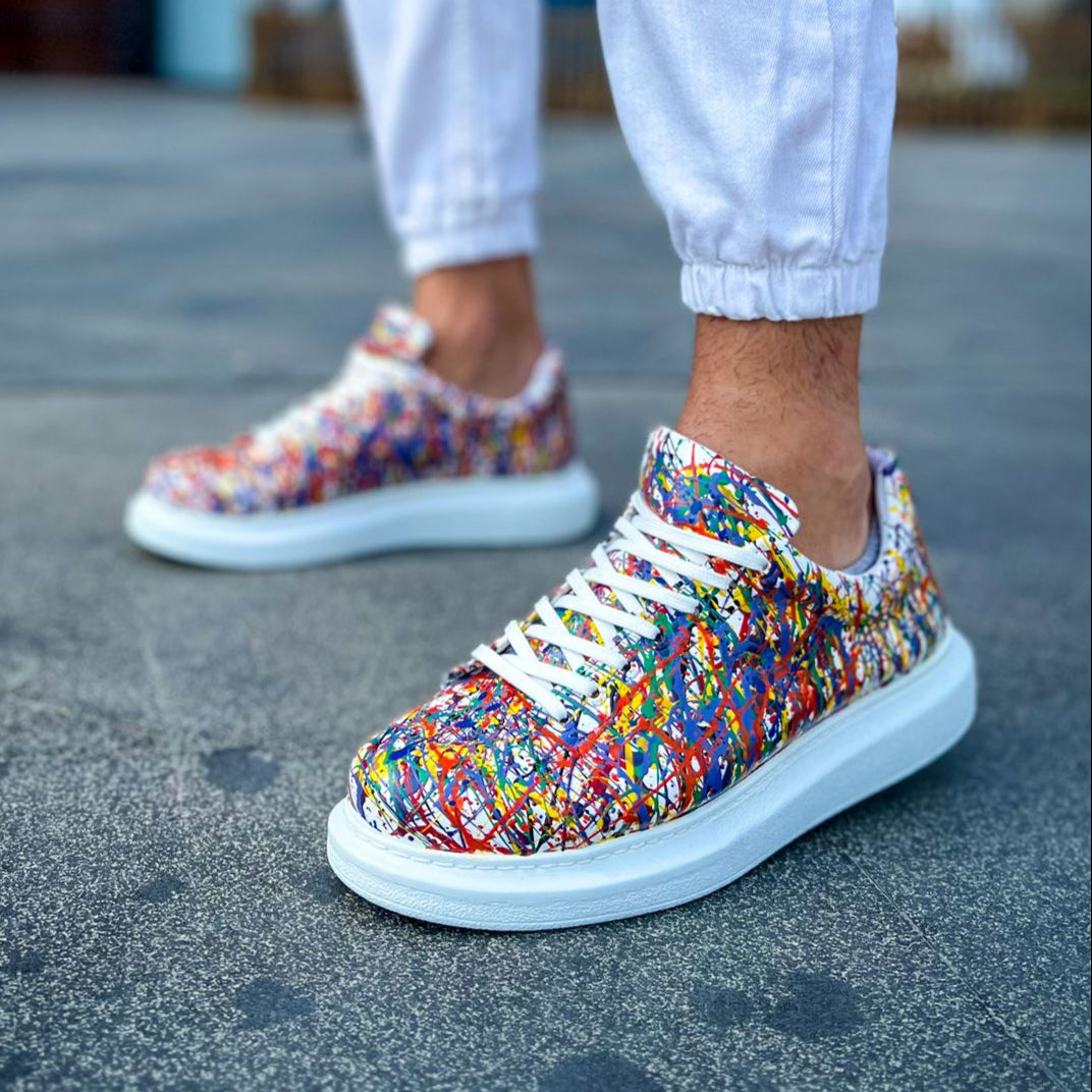Customized Hand-Painted Sneakers for Men by Apollo Moda | Artsy 2