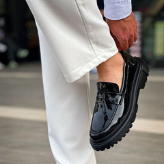 Men's Oslo Patent Noir