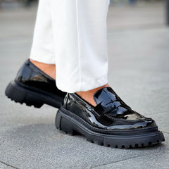 Men's Oslo Patent Noir