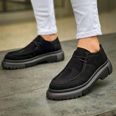 Leon Suede Noir para hombre