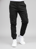 Pantalon cargo pour homme avec poches obliques 