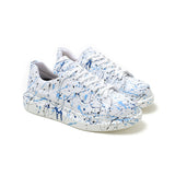 Hand-Painted Customized Sneakers for Men by Apollo Moda | Stardust Sky Blue